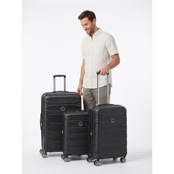 Delsey Paris Meteor 4 wheels Suitcase set 3-piece Expandable