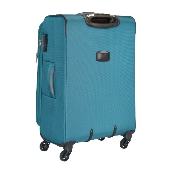d&n Travel Line 6400 2-4 Roll Suitcase Set 3pcs.