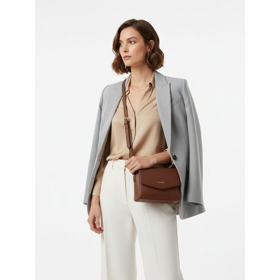 Lazarotti Bologna Leather Crossbody Shoulder bag, 22 cm