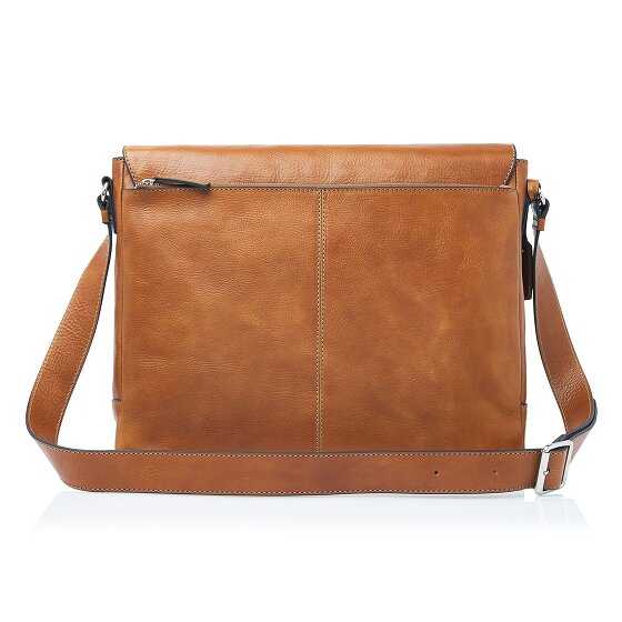 Castelijn & Beerens Mark Briefcases Messenger RFID protection Genuine Leather 39 cm Laptop compartment