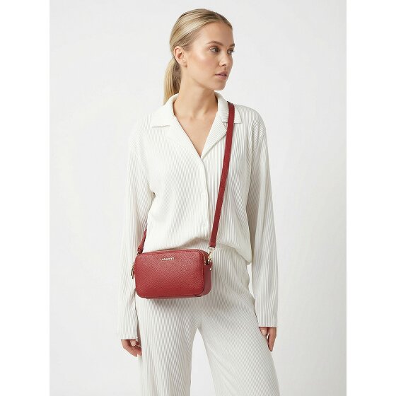 Lazarotti Bologna Leather Shoulder Bag Camera-Bag Leather Double-Zip 18 cm