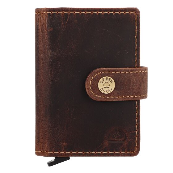 Greenburry Vintage Wallet RFID protection Leather 7.5 cm
