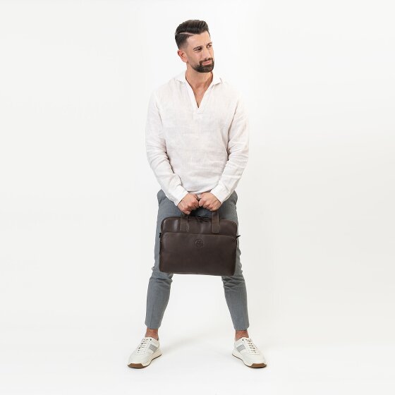 Farmhood Nashville Briefcase Leather 39 cm Laptop compartment