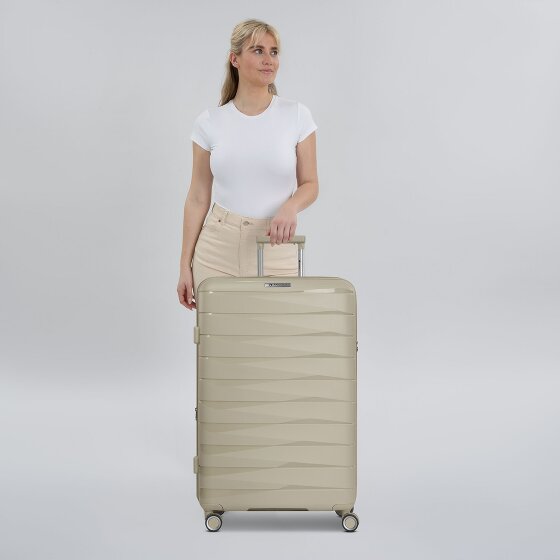 Franky London 4 wheels Trolley L 74 cm with expansion pleat