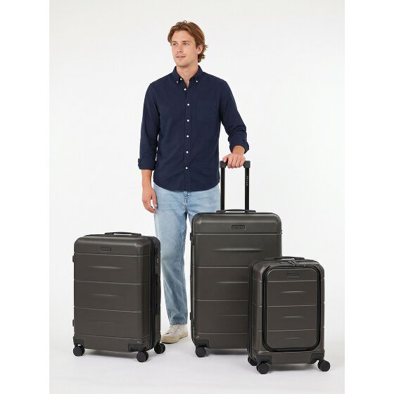 Police London 4 wheels Suitcase set 3-piece Expandable