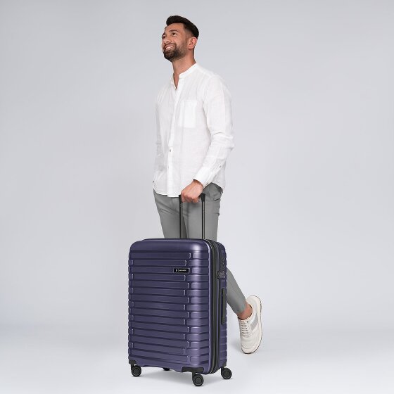 Pactastic Collection 04 THE MEDIUM + 4 wheels Trolley M 66 cm with expansion pleat