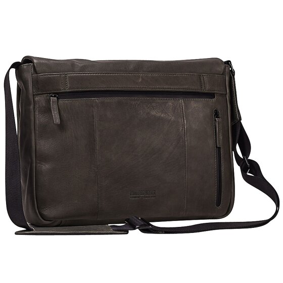 Leonhard Heyden The Hague Messenger Leather 37 cm Laptop compartment