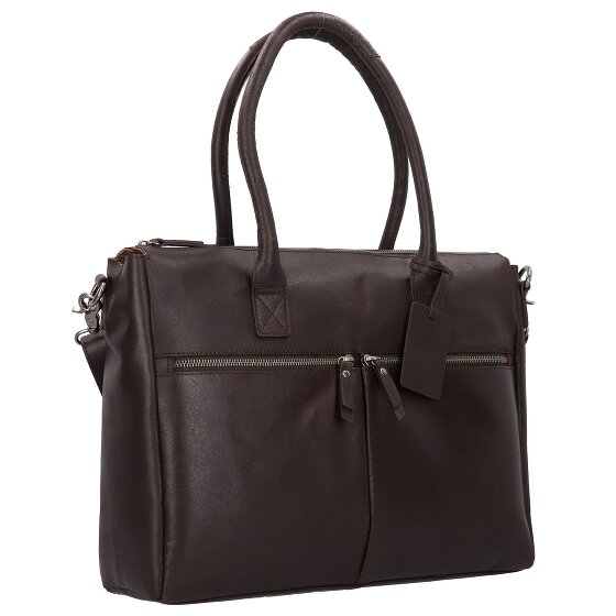 Burkely Vintage Valerie shoulder bag leather 39 cm laptop compartment