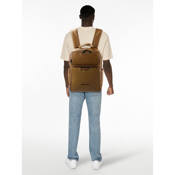 Piquadro Ael Daypack Genuine Leather 37 cm Laptop compartment