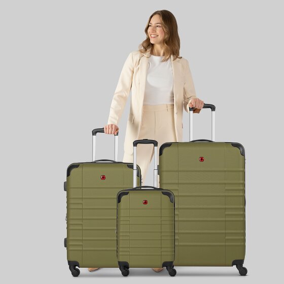 Wenger Amplar Evo 4 wheels Suitcase set 3-piece with expansion pleat
