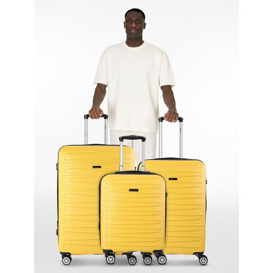 Benzi 5493 4 wheels Suitcase set 3-piece with expansion pleat