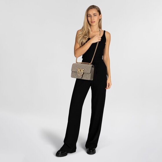 PINKO Love One Shoulder Bag Leather 21 cm PINKO Love One Shoulder Bag Leather 21 cm