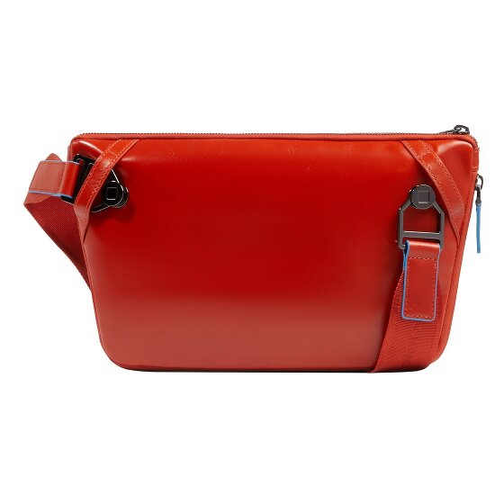 Piquadro Blue Square Shoulder bag Leather 30 cm