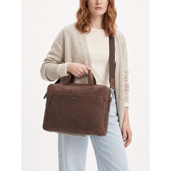 Joop! Teramo Briefcase Genuine Leather 40 cm Laptop compartment