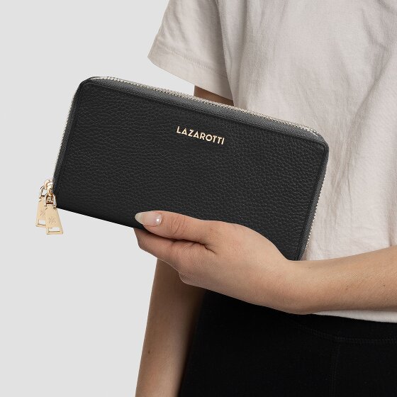 Lazarotti Bologna Leather Wallet RFID protection Leather 20 cm