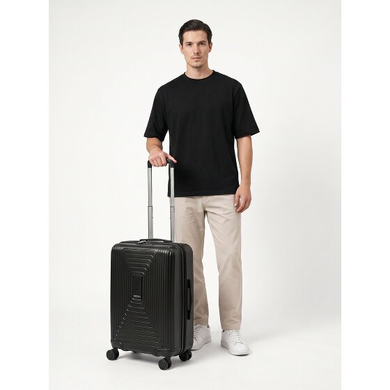 Redolz Essentials 14 4-wheel Cabin suitcase, 55 cm, Slim