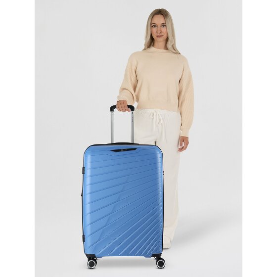 Benzi 5808 4 wheels Trolley 74 cm with expansion pleat