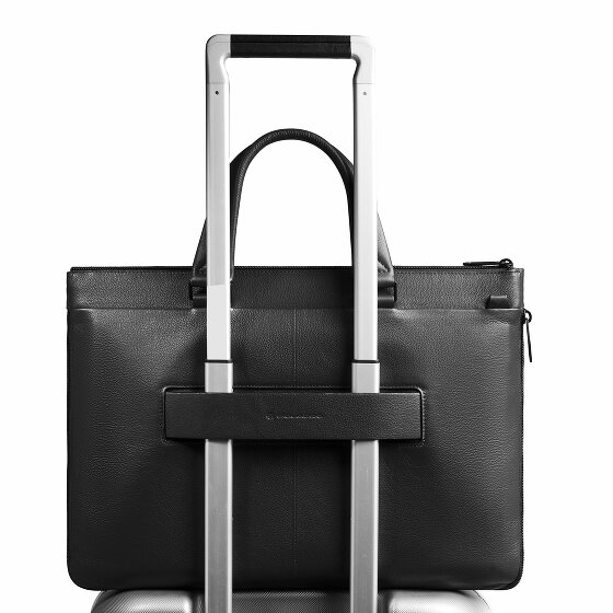 Piquadro Russel Briefcase RFID protection Leather 42 cm Laptop compartment