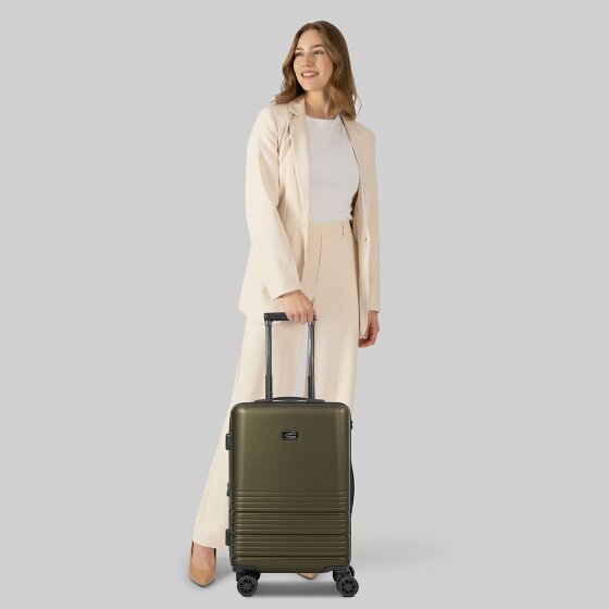 camel active Hanoi 4 wheels Cabin trolley S 56 cm with expansion pleat