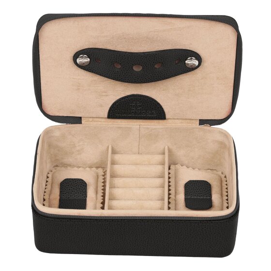 Windrose Beluga Jewelry box Leather 14.5 cm