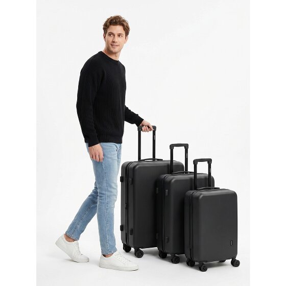 Redolz Essentials 09 3-SET 4 wheels Suitcase set 3-piece