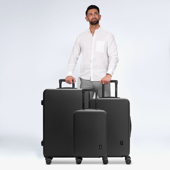 Redolz Essentials 09 3-SET 4 wheels Suitcase set 3-piece