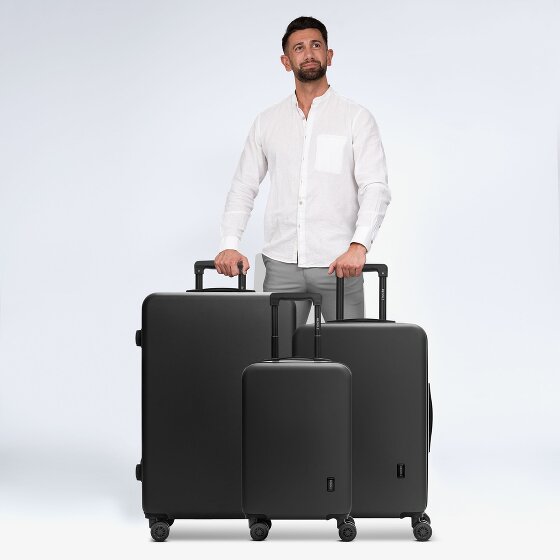 Redolz Essentials 09 3-SET 4 wheels Suitcase set 3-piece