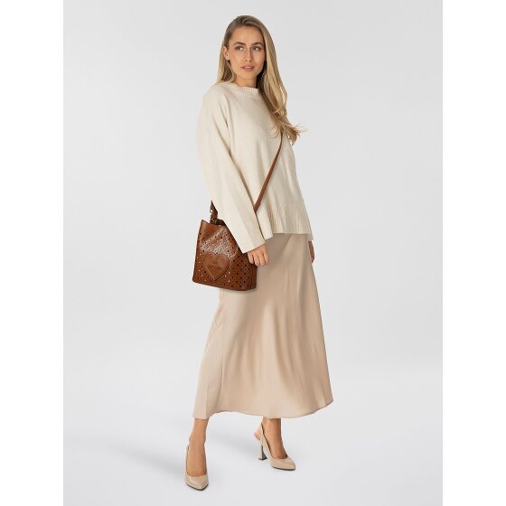 Love Moschino Basket Laminated Shoulder Bag 22 cm