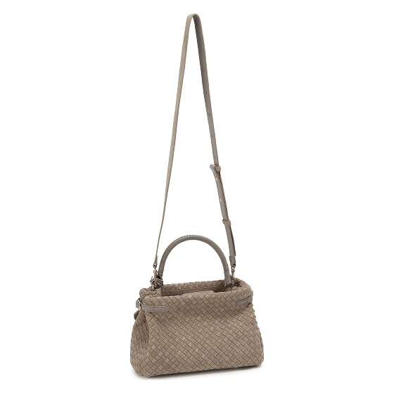 LES VISIONNAIRES Issac Weave Handbag Leather 31 cm