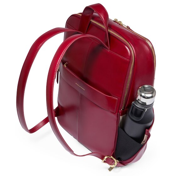 Piquadro Blue Square Daypack RFID protection Leather 37 cm Laptop compartment