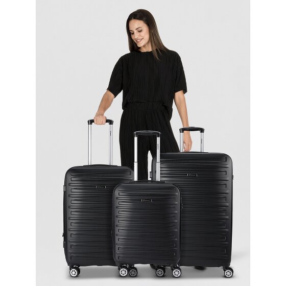 Benzi 5493 4 wheels Suitcase set 3-piece with expansion pleat