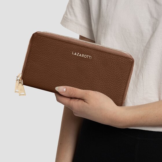 Lazarotti Bologna Leather Wallet RFID protection Leather 20 cm