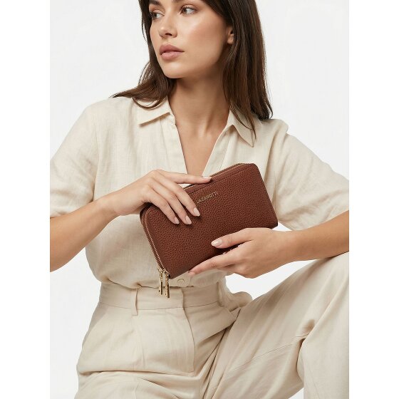 Lazarotti Bologna Leather XL Double Zip-Around Wallet RFID Leather 20 cm