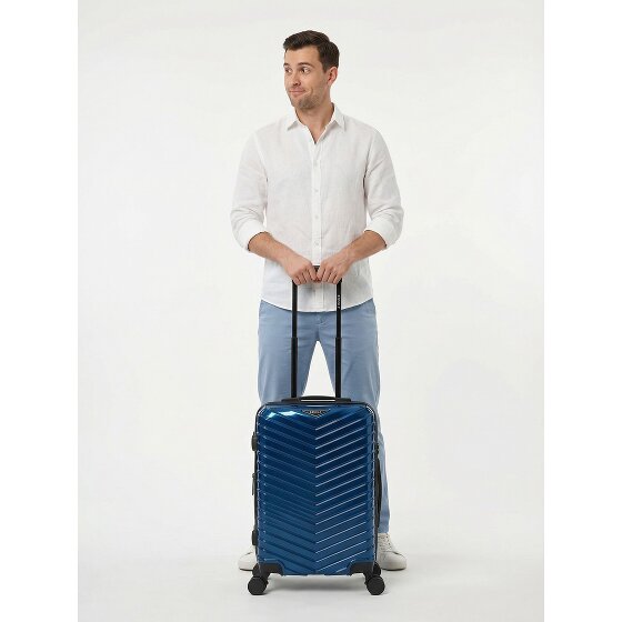 Redolz Essentials 18 4 wheels Cabin trolley 55 cm with expansion pleat