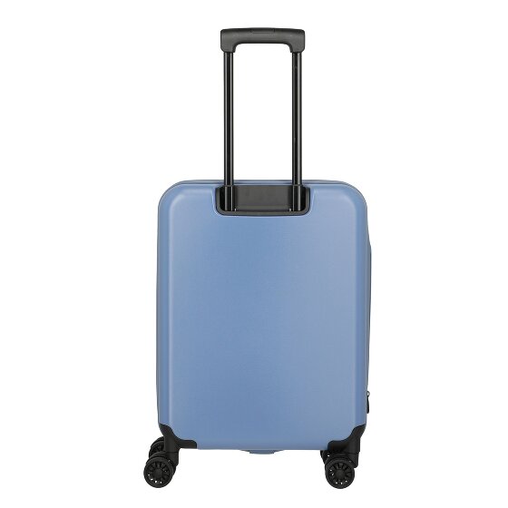 Travelite Basics foldable 4-wheel cabin trolley 55 cm with expansion pleat