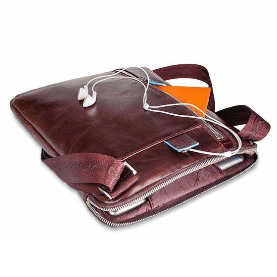Piquadro Blue Square shoulder bag leather 21 cm