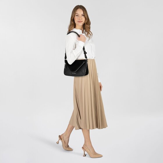 Karl Lagerfeld Hardware Mini Bag Shoulder Bag Leather 18 cm with expansion pleat