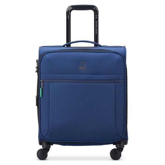 Delsey Paris x United Colors of Benetton BE 4-wheeled cabin trolley 55 cm with stretch fold