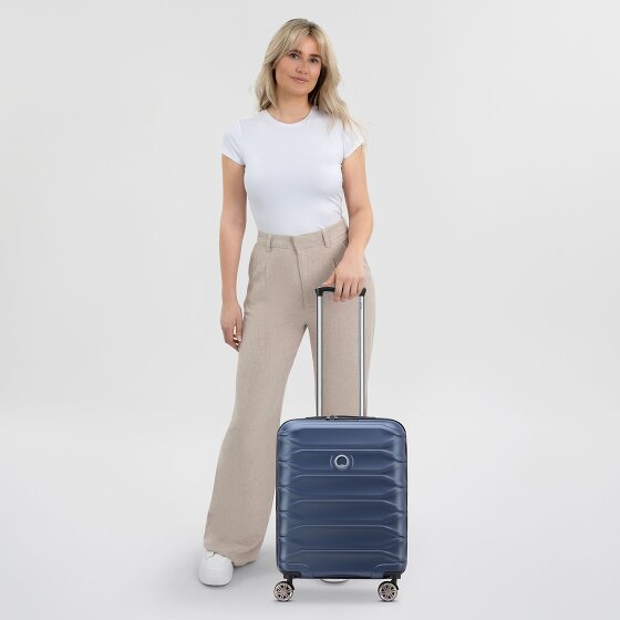Delsey Paris Meteor 4 wheels Cabin trolley 55 cm with expansion pleat