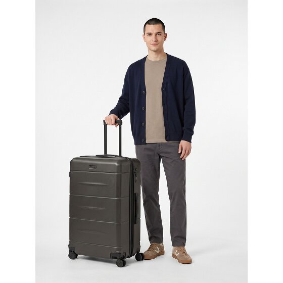 Police London 4 wheels Trolley 74 cm Expandable