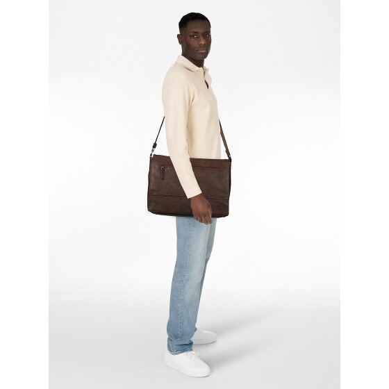 camel active Traces Messenger Leather 38.5 cm Laptop compartment