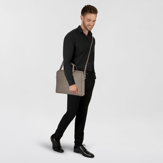 Boss Zair Briefcase Leather 40 cm Laptop compartment