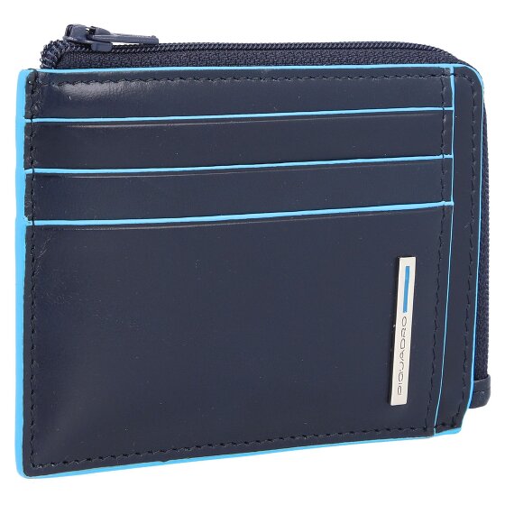 Piquadro Blue Square Credit card case RFID protection Genuine Leather 11 cm