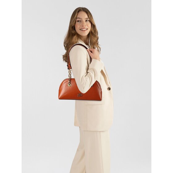 Karl Lagerfeld Autograph Shoulder Bag Leather 30 cm