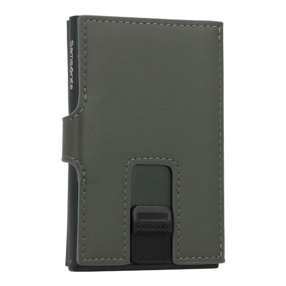 Samsonite Alu Fit credit card case RFID leather 6.5 cm