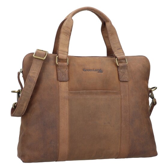 Greenland Nature Montenegro briefcase leather 40 cm laptop compartment