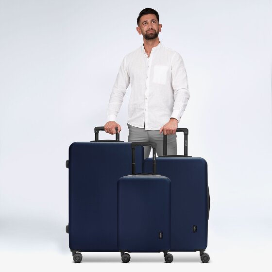 Redolz Essentials 09 3-SET 4 wheels Suitcase set 3-piece