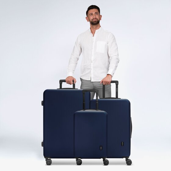 Redolz Essentials 09 3-SET 4 wheels Suitcase set 3-piece