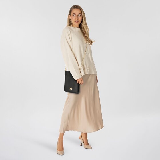 PINKO Flat Mini Bag Shoulder Bag Leather 17 cm