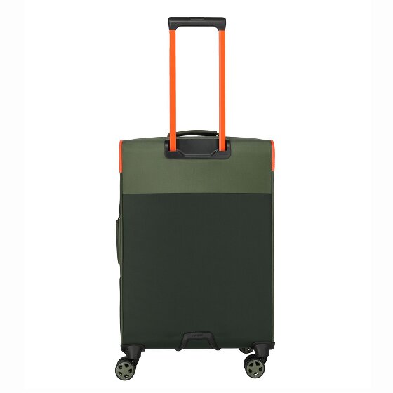 Travelite Color Craze 4 wheels Suitcase set 3-piece with expansion pleat